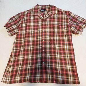 Bonobos short sleeve collared shirt, men's large - NWOT